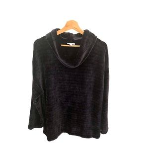 J JILL Navy Soft Cowl Neck Tunic